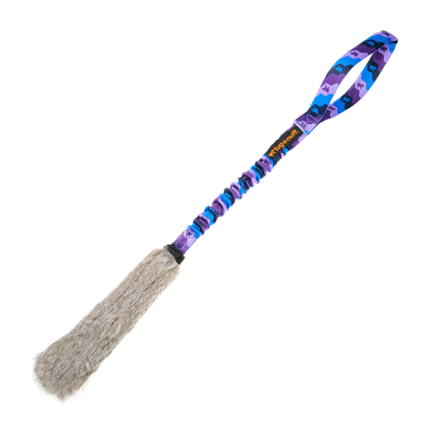 WondaBunny Bungee Tug | Rabbit Fur Dog Toy | Tug-E-Nuff