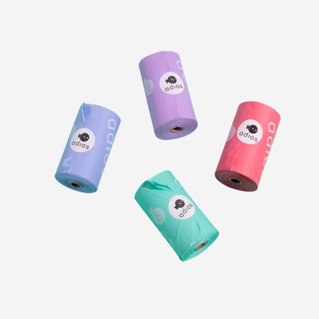 Adios Poo Bags - Single Roll