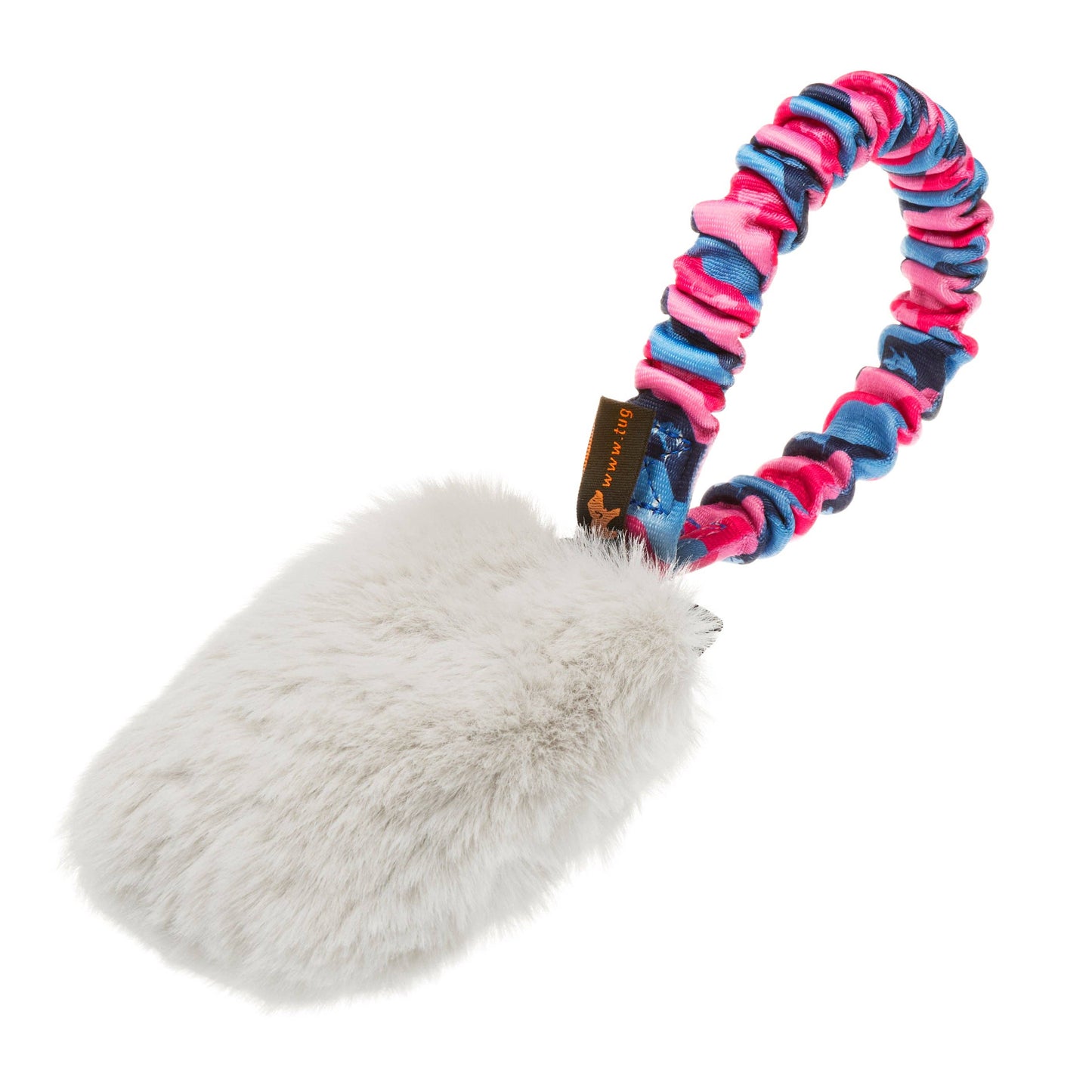 Faux Fur Pocket Bungee Squeaker | Squeaky Toys | Tug-E-Nuff