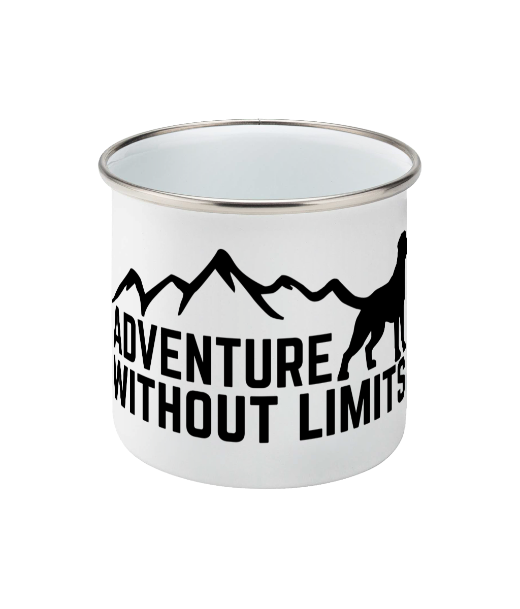 Adventure Without Limits Enamel Mug
