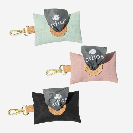 Adios Natural Cork Poo Bag Holder