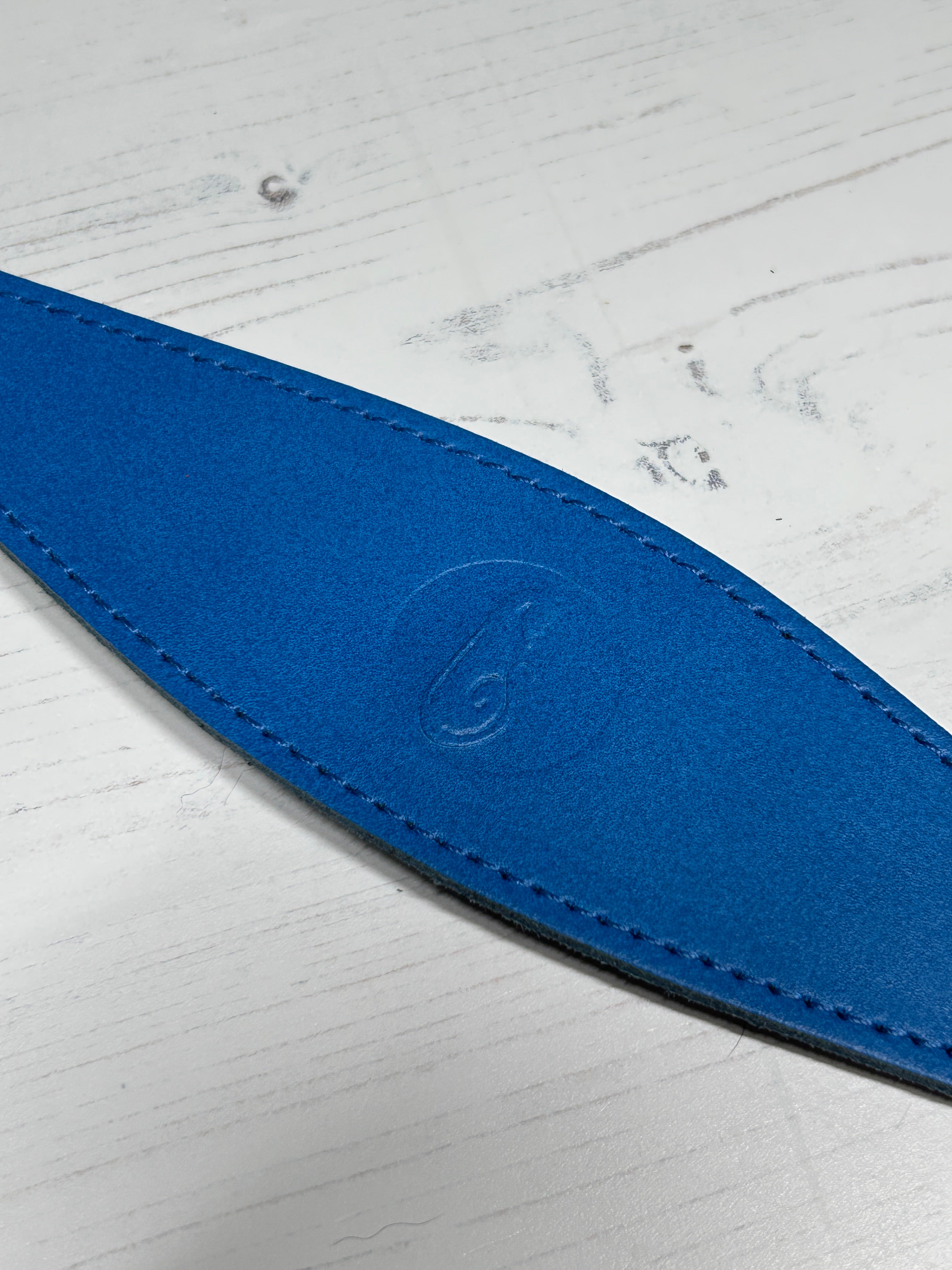 Padded Leather Fishtail Hound Collar
