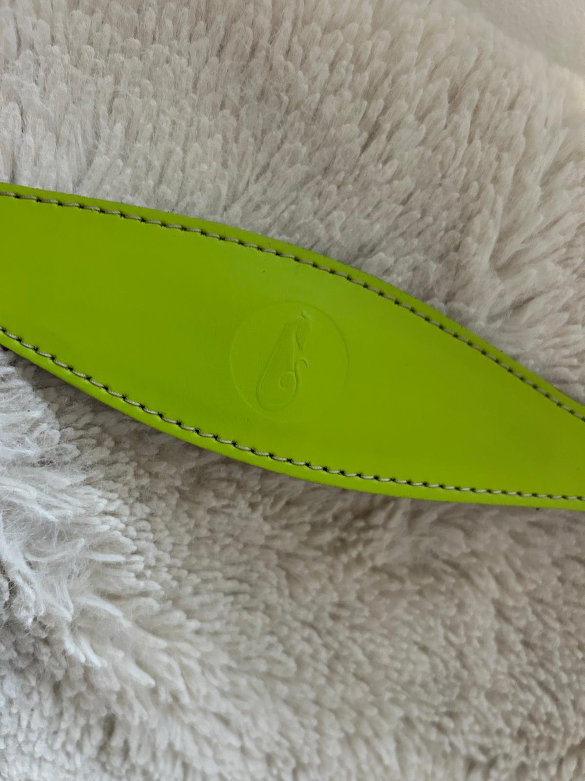 Padded Leather Fishtail Hound Collar