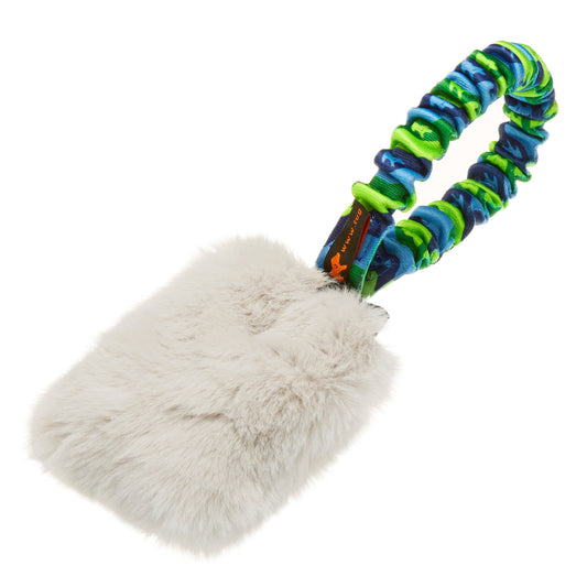 Faux Fur Pocket Bungee Squeaker | Squeaky Toys | Tug-E-Nuff
